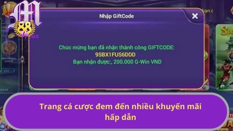 Trang cá cược đem đến nhiều khuyến mãi hấp dẫn